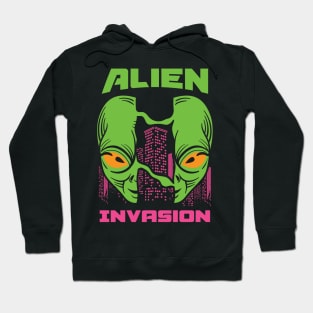 Aliens Invasion Vibes Hoodie